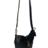 Coach Amber Duffel F72808 Black Pebbled Leather Convertible Shoulder Bag