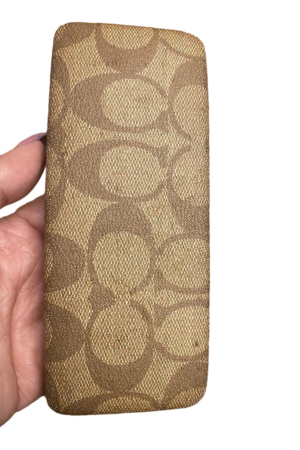 Coach Original eyeglasses Hard Case Brown Signature Monogram