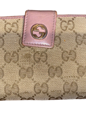 Gucci Miss GG Canvas Leather Wallet