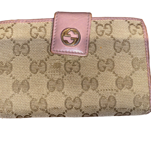 Gucci Miss GG Canvas Leather Wallet