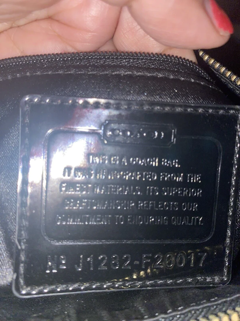 Coach Daisy Liquid Gloss Crossbody/ Hobo Bag ~ F20017 EUC - Image 16