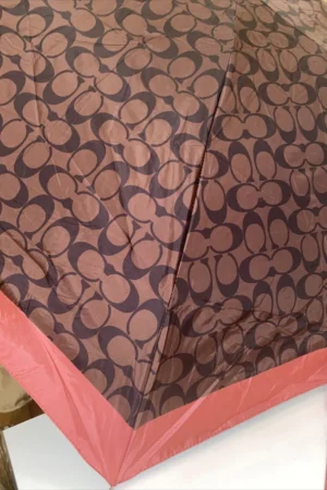 Coach Signature Mini Umbrella Watermelon with strap NWT Retail $68
