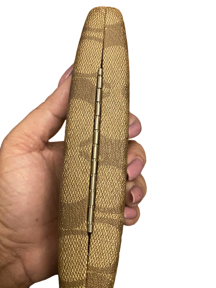 Coach Original eyeglasses Hard Case Brown Signature Monogram - Image 4
