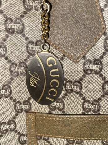 Vintage Gucci Monogram GG Brown Sherry Large Tote Bag - Image 3