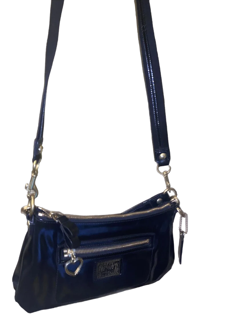 Coach Daisy Liquid Gloss Crossbody/ Hobo Bag ~ F20017 EUC - Image 11