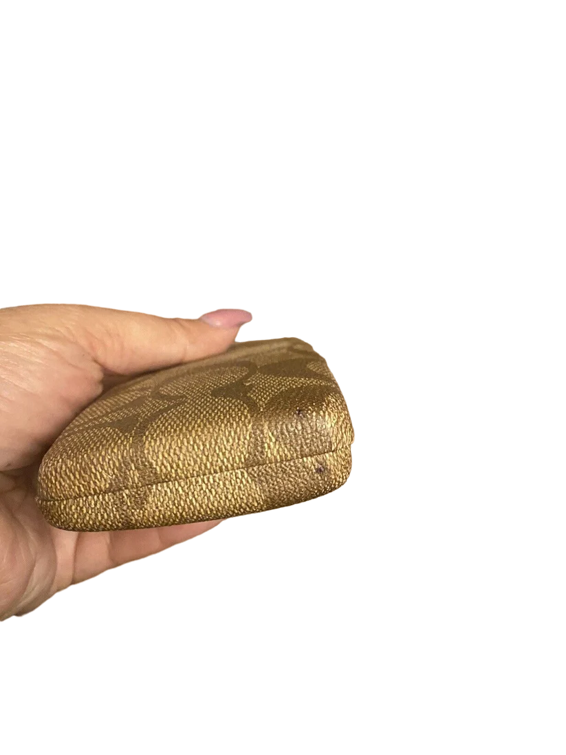 Coach Original eyeglasses Hard Case Brown Signature Monogram - Image 2