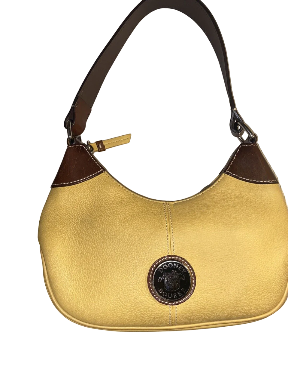 Dooney & Bourke Vintage All Weather Leather 2 Hobo Shoulder Baguette