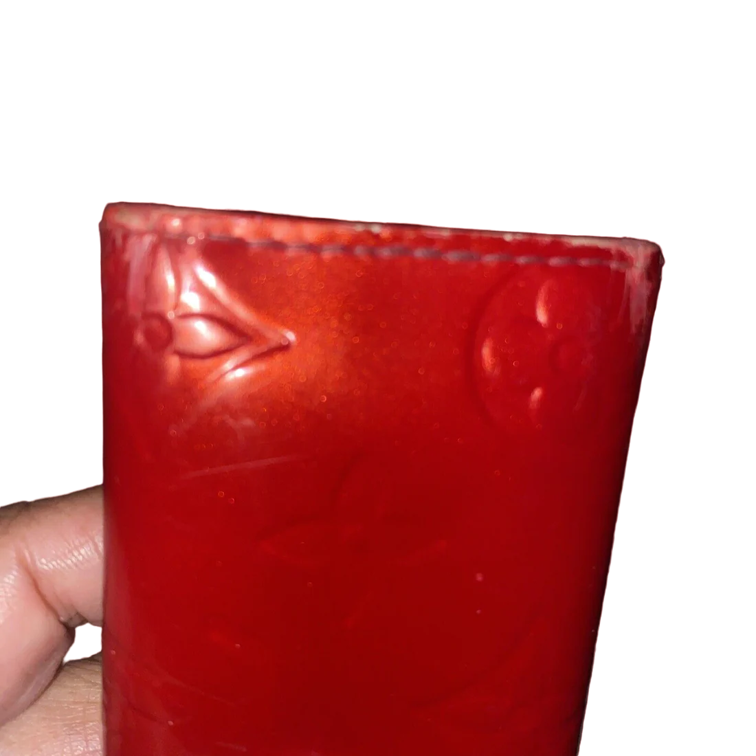 Louis Vuitton Unisex Monogram Vernis Leather Four Key Holder Red - Image 15