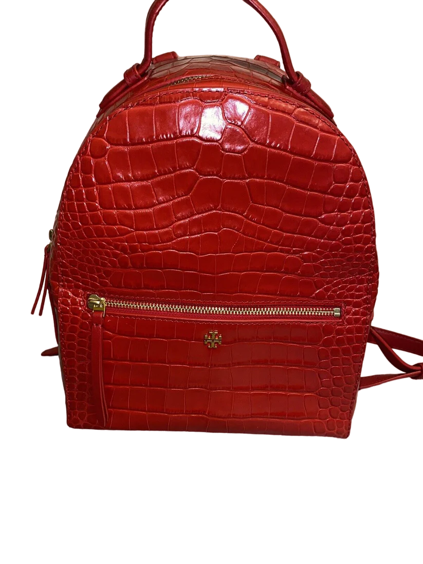 Leather mini bag Tory Burch Red in Leather - 29664151