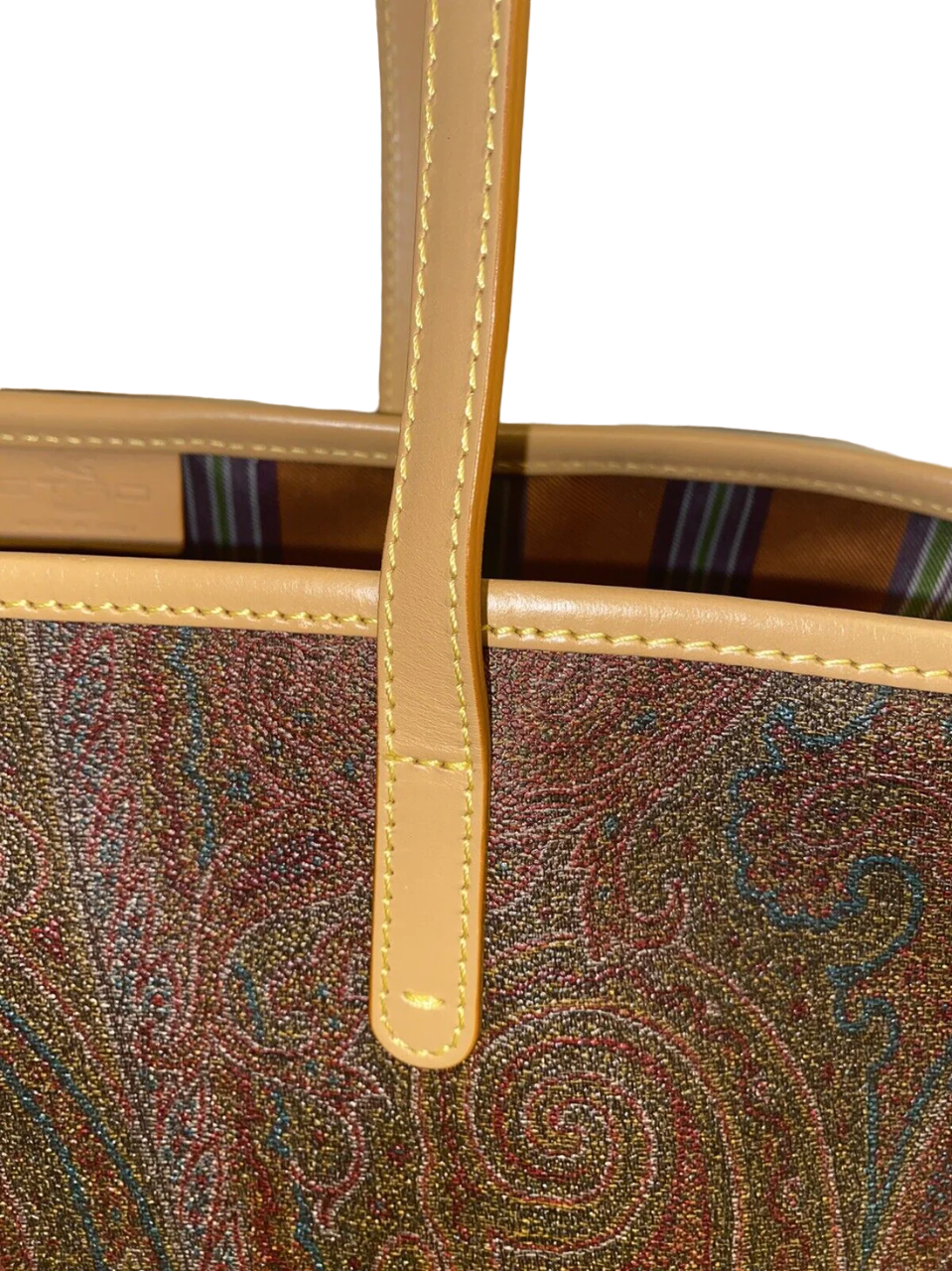 Etro Paisley Tote and Pochette Pouch - Image 4