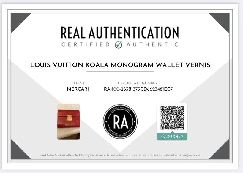 Louis Vuitton Koala Monogram Red Vernis Wallet - Image 9