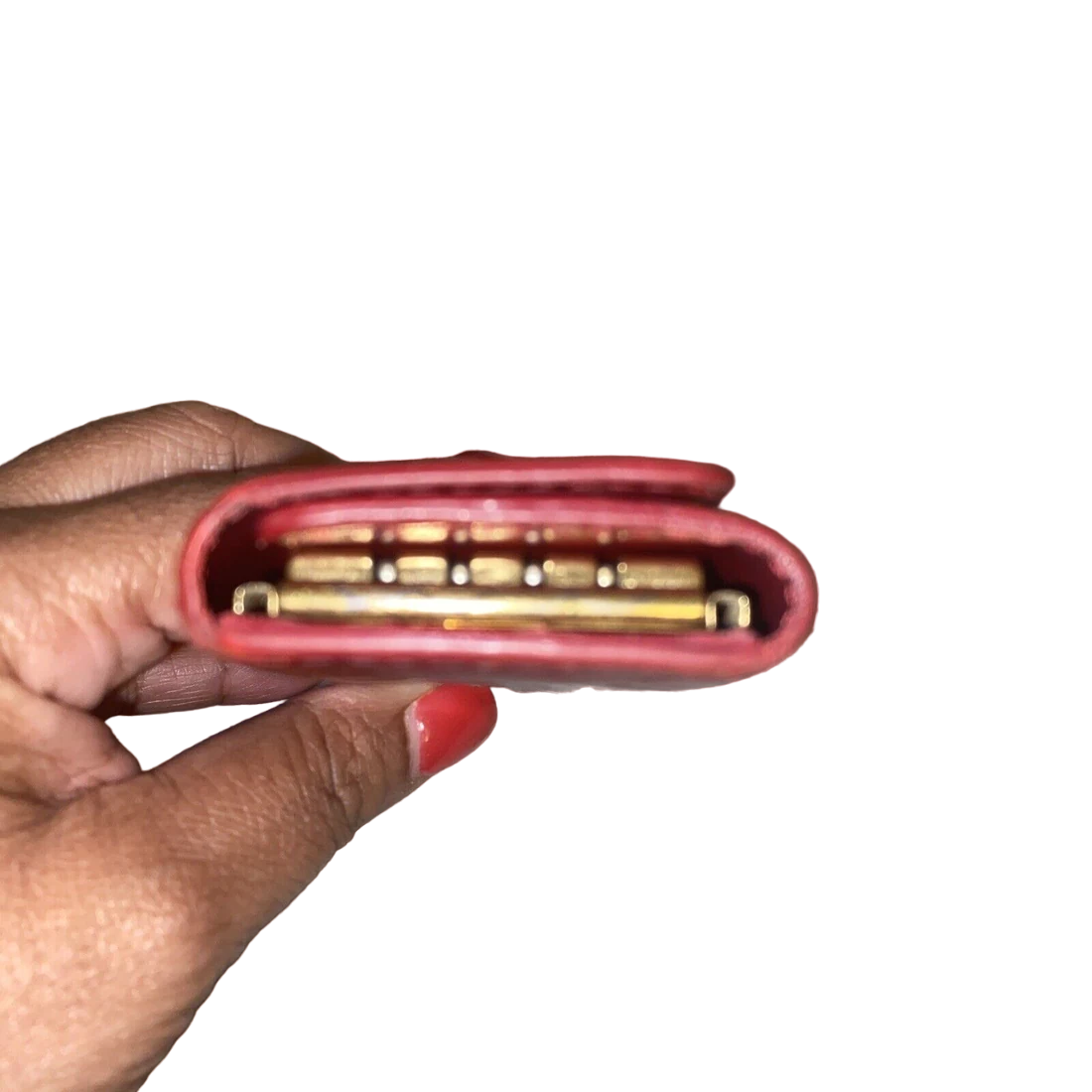 Louis Vuitton Unisex Monogram Vernis Leather Four Key Holder Red - Image 12