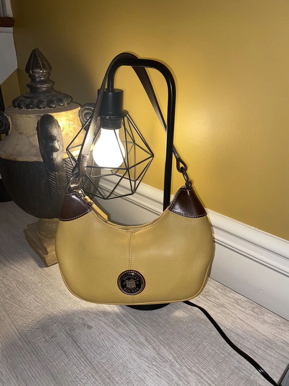 Dooney & Bourke Vintage All Weather Leather 2 Hobo Shoulder Baguette - Image 3