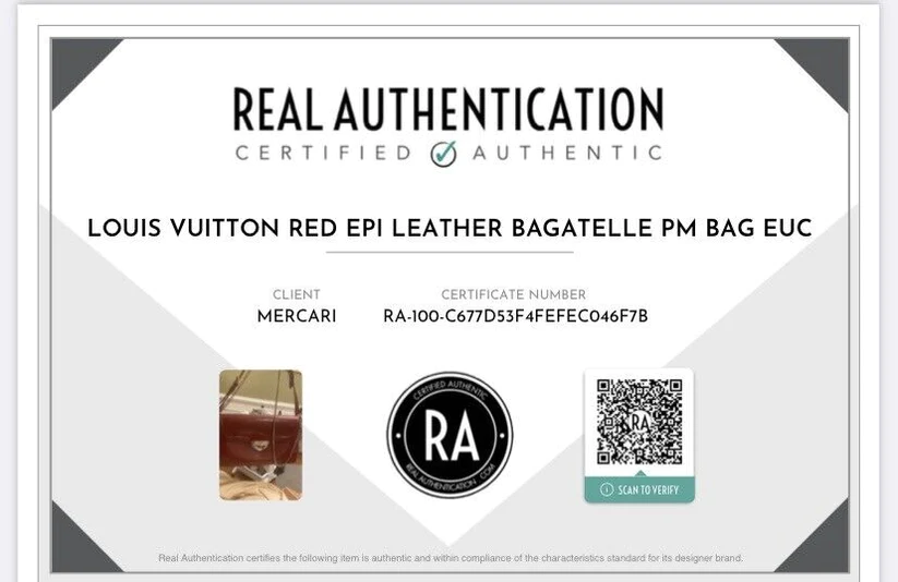 Louis Vuitton Red Epi Leather Bagatelle PM Bag EUC - Image 19