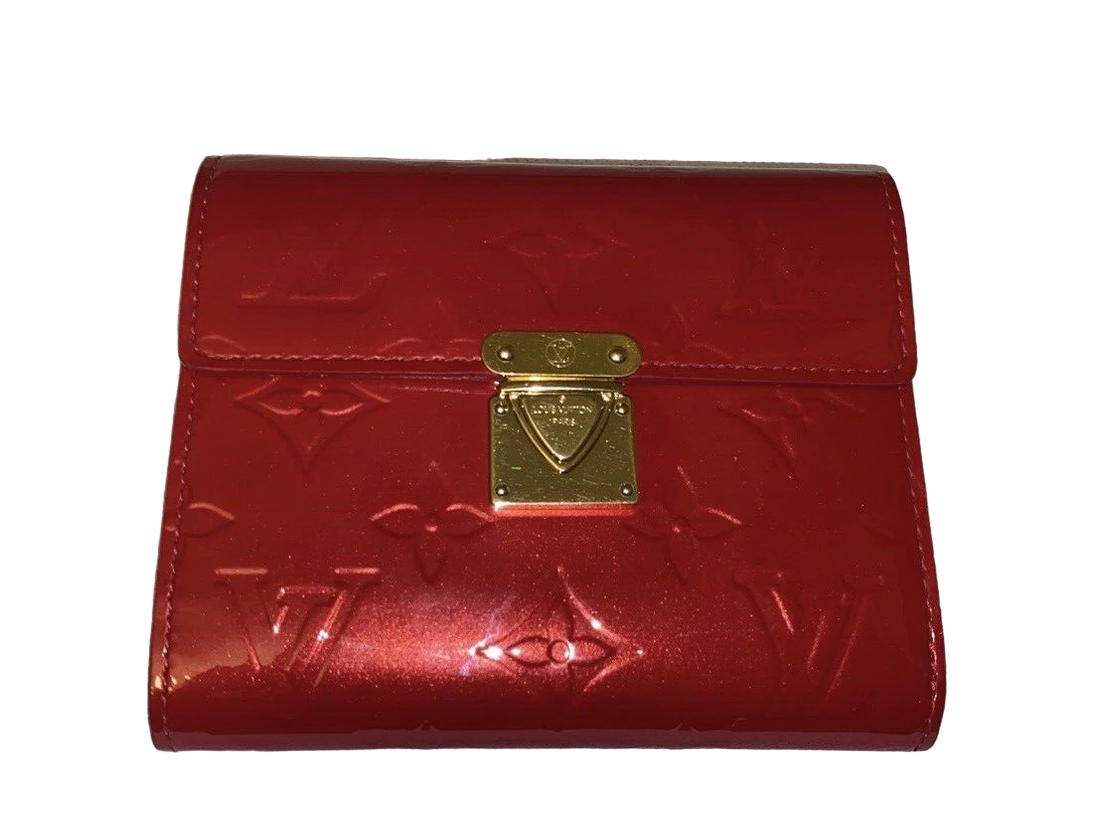 Louis Vuitton Koala Monogram Red Vernis Wallet