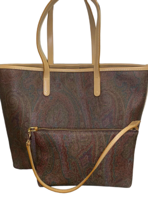 Etro Paisley Tote and Pochette Pouch
