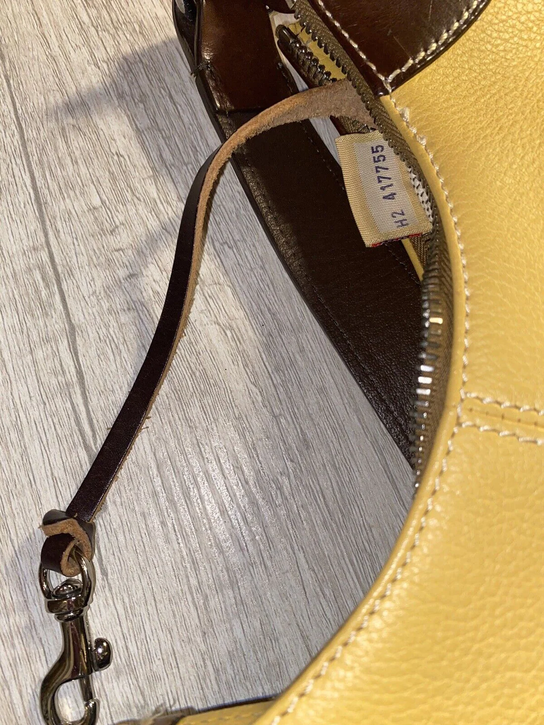 Dooney & Bourke Vintage All Weather Leather 2 Hobo Shoulder Baguette - Image 4