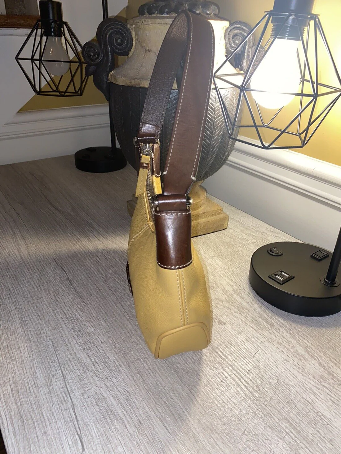 Dooney & Bourke Vintage All Weather Leather 2 Hobo Shoulder Baguette - Image 11