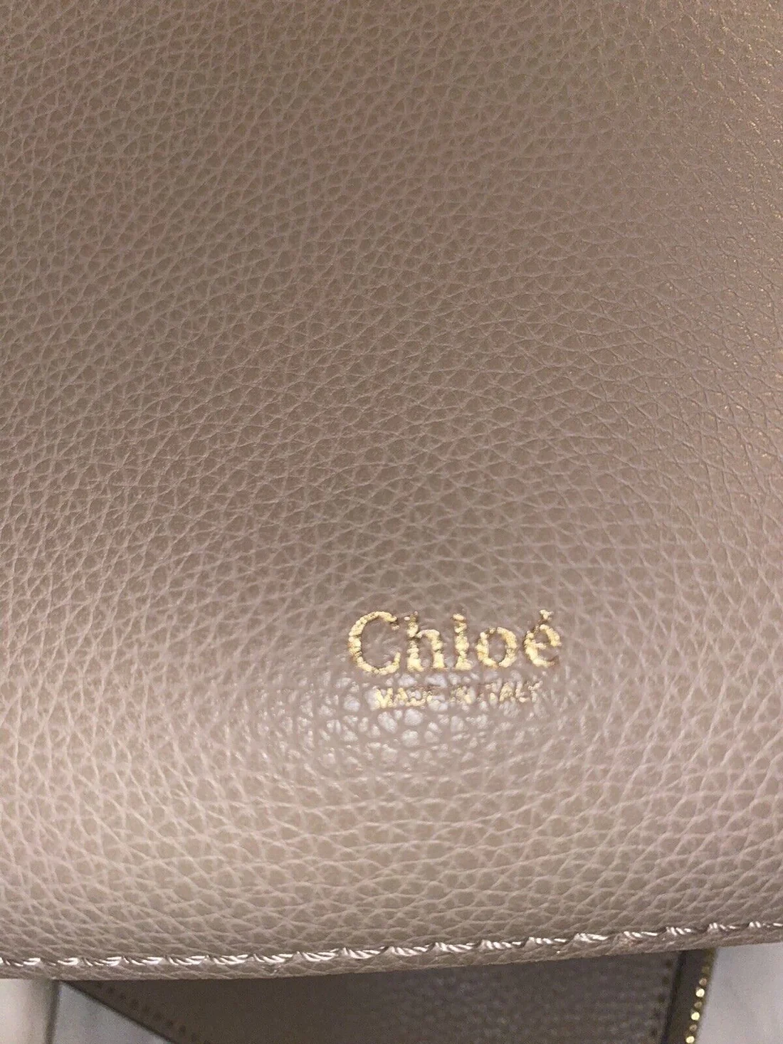 Chloe Aby Tote Leather with Pouchette Retail. - Image 5