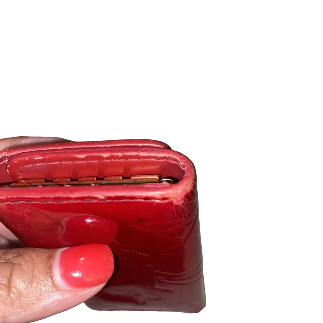Louis Vuitton Unisex Monogram Vernis Leather Four Key Holder Red - Image 17