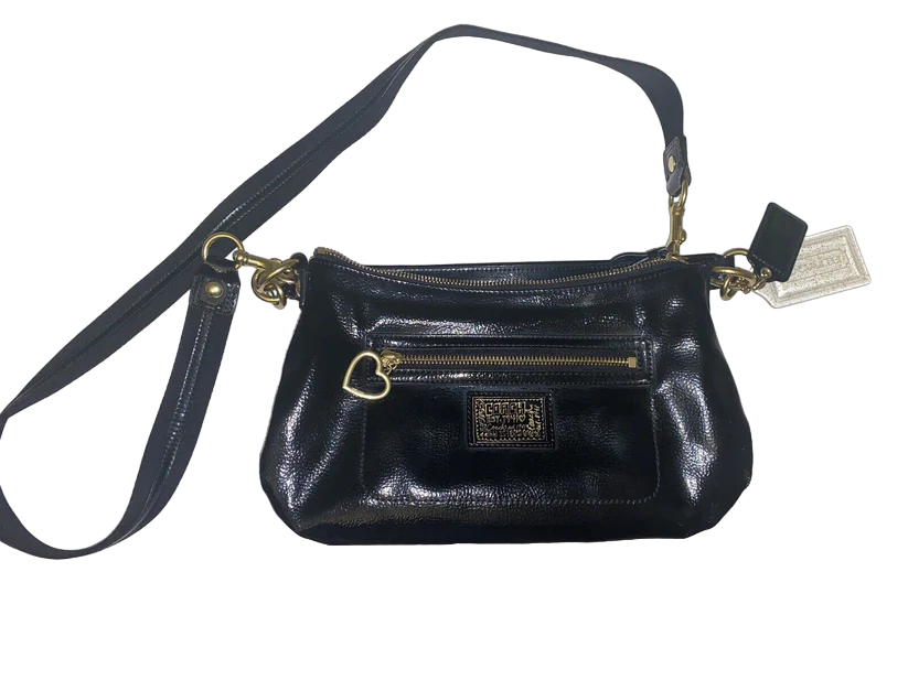 Coach Daisy Liquid Gloss Crossbody/ Hobo Bag ~ F20017 EUC - Image 9