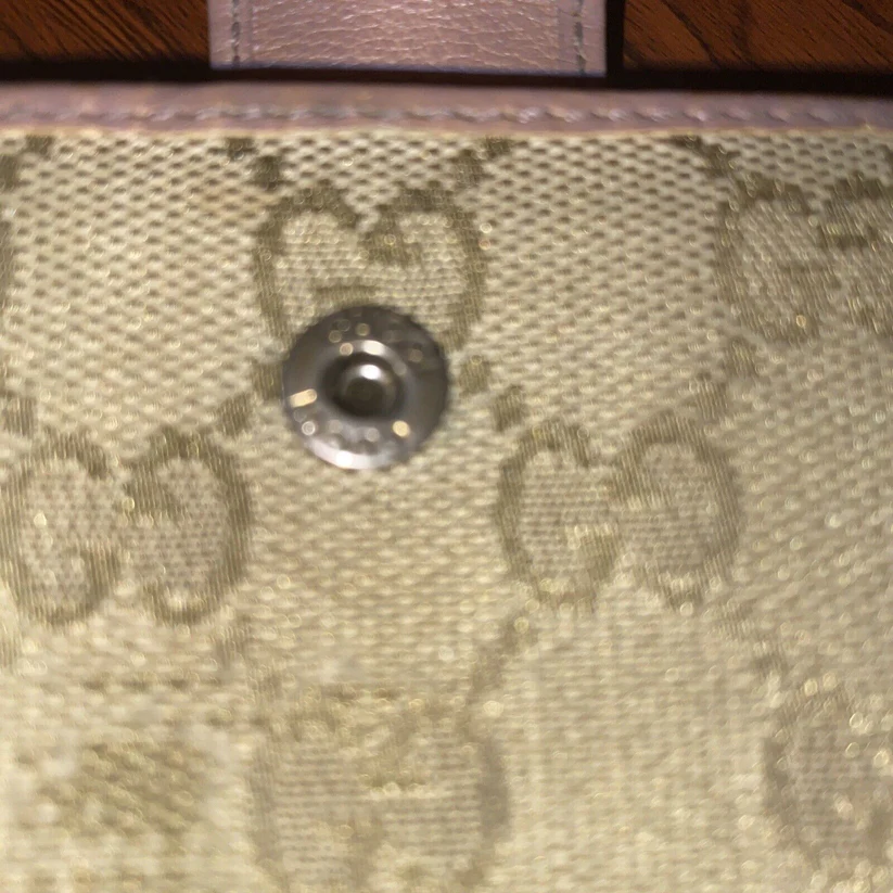 Gucci Miss GG Canvas Leather Wallet - Image 9