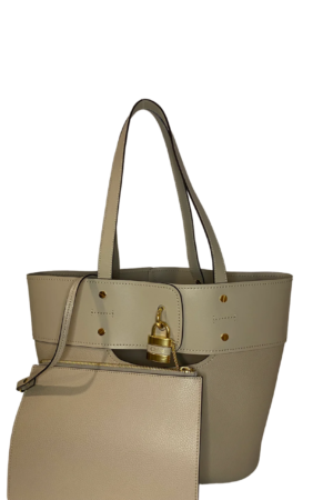 Chloe Aby Tote Leather with Pouchette Retail.