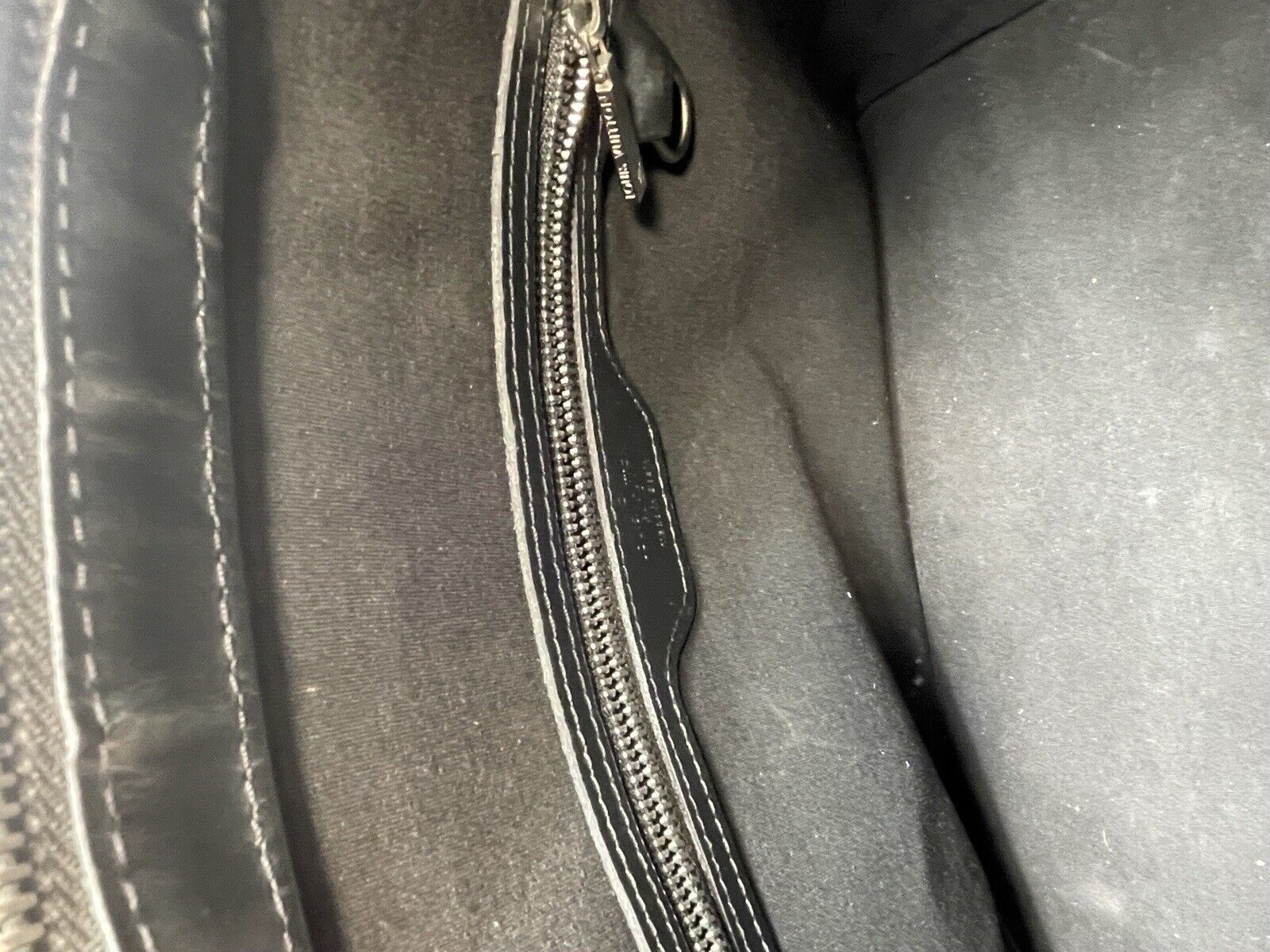 Louis Vuitton Mat Stockton Tote Gray Leather - Image 6