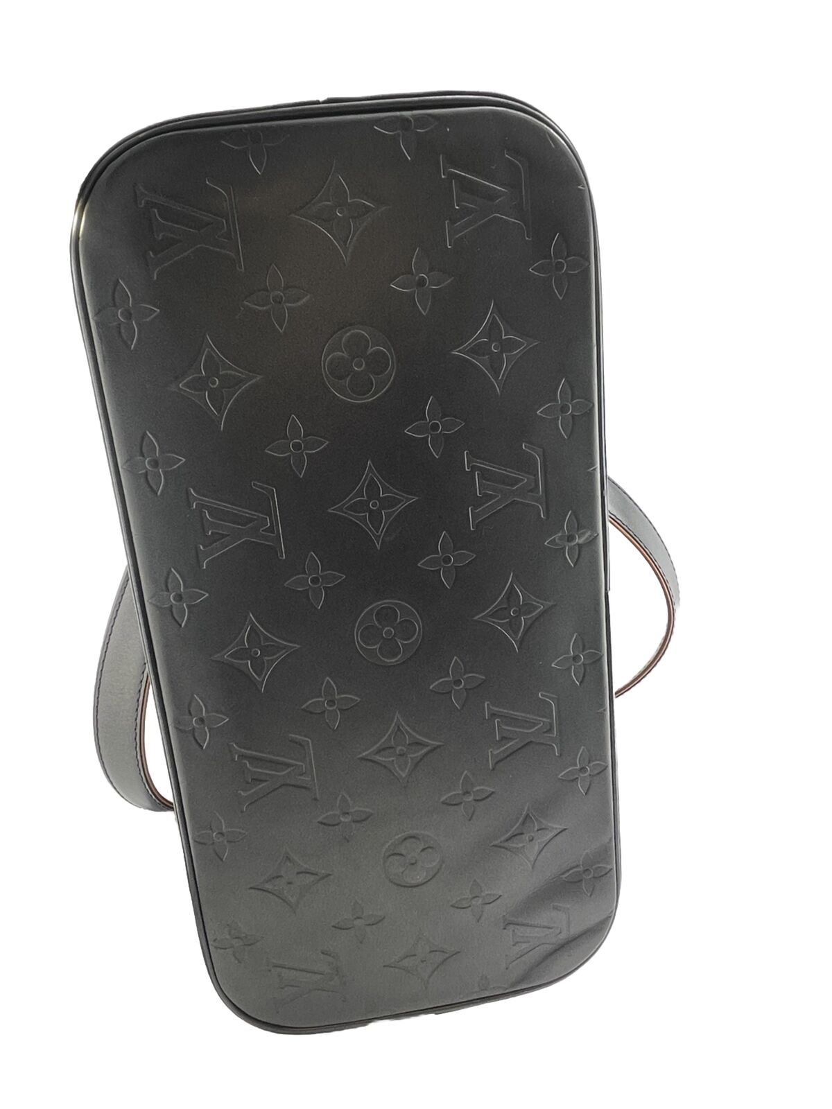 Louis Vuitton Mat Stockton Tote Gray Leather - Image 4