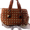 Michael Kors Orange Studded Leather Bag - EUC