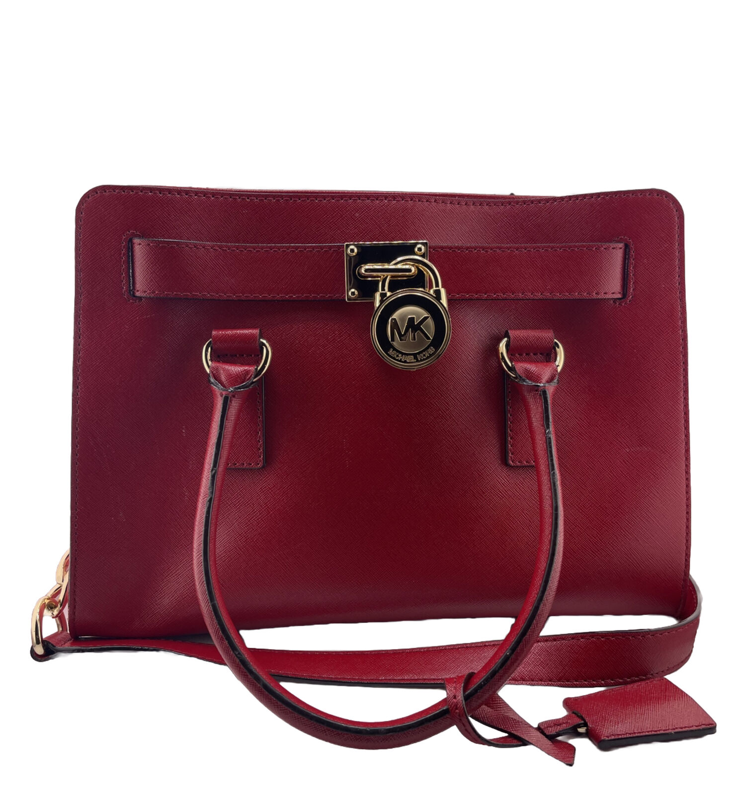 Michael Kors Red Hamilton Lock & Key - NWT & Dust Bag