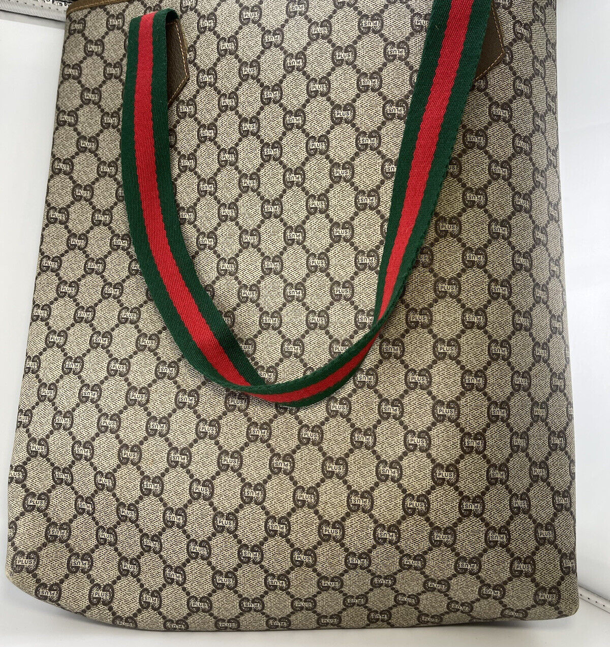 Gucci Plus Sherry Line Large Tote - EUC - Image 3