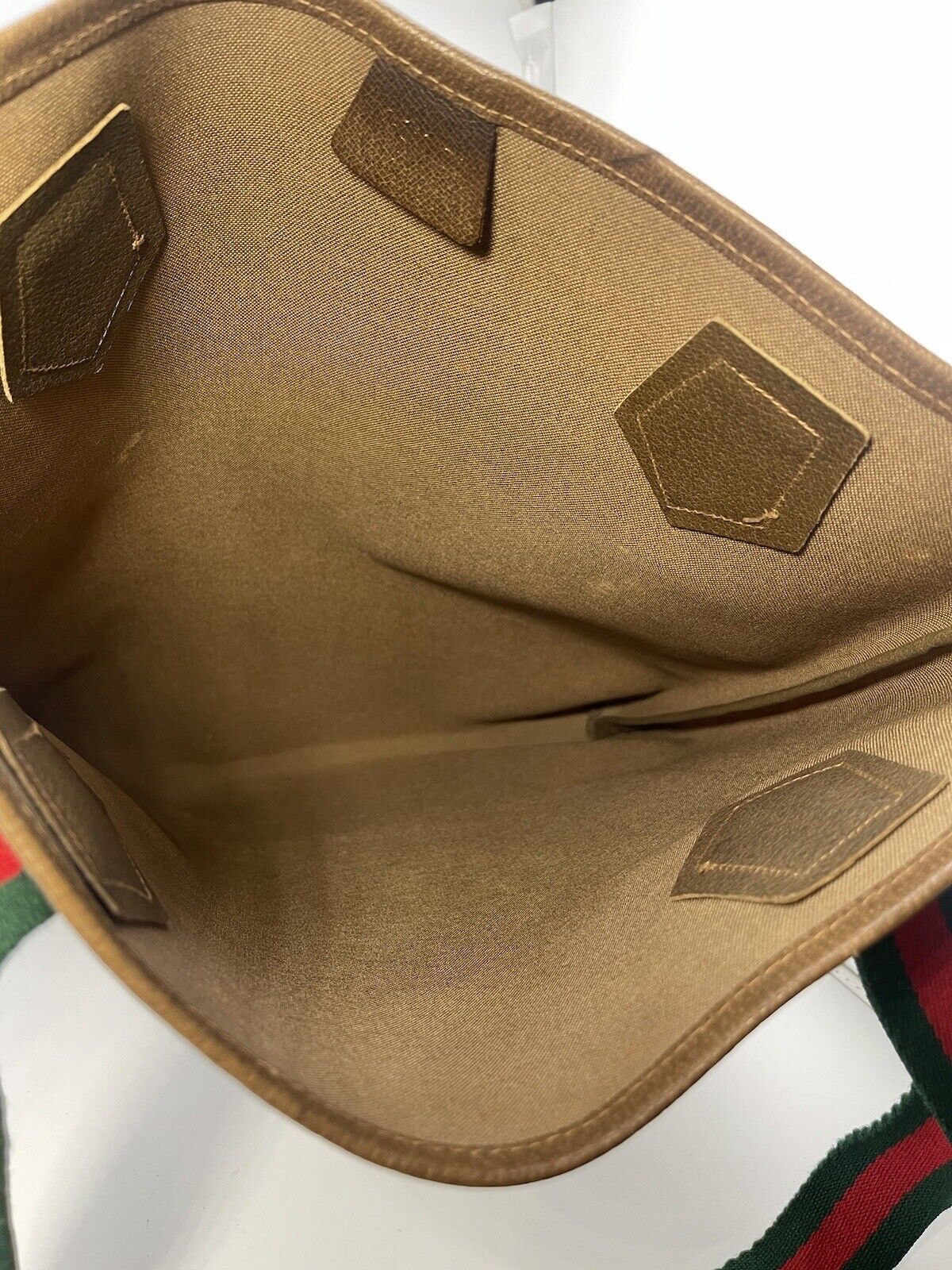 Gucci Plus Sherry Line Large Tote - EUC - Image 5