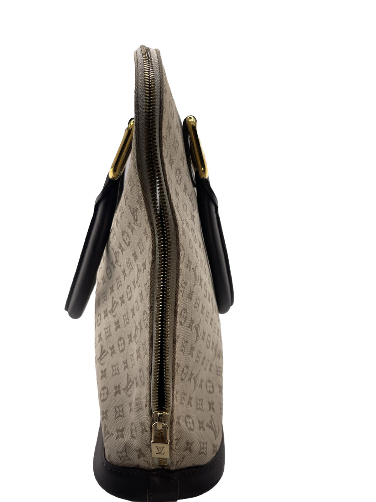 Louis Vuitton Olive Khaki Monogram Mini Lin Alma Haute Bag - Image 3