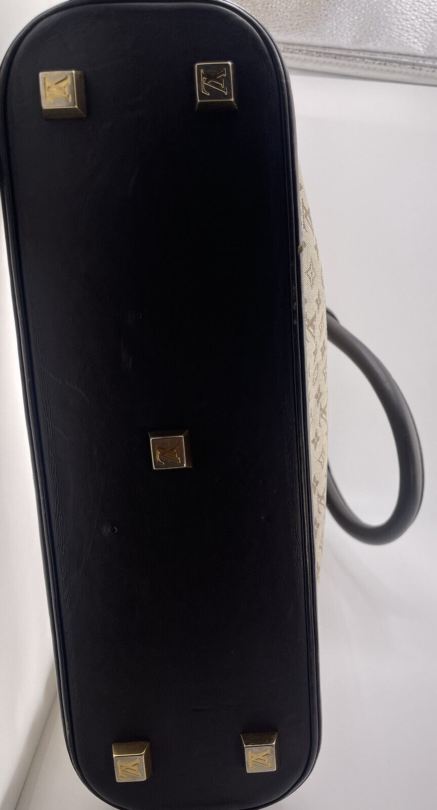 Louis Vuitton Olive Khaki Monogram Mini Lin Alma Haute Bag - Image 4