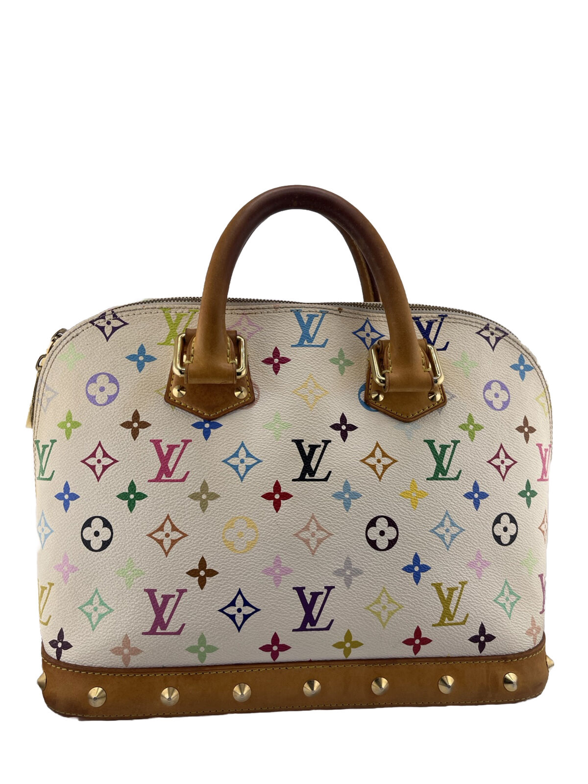 Louis Vuitton Vintage Takashi Murakami Studded Alma PM in Monogram - Image 4