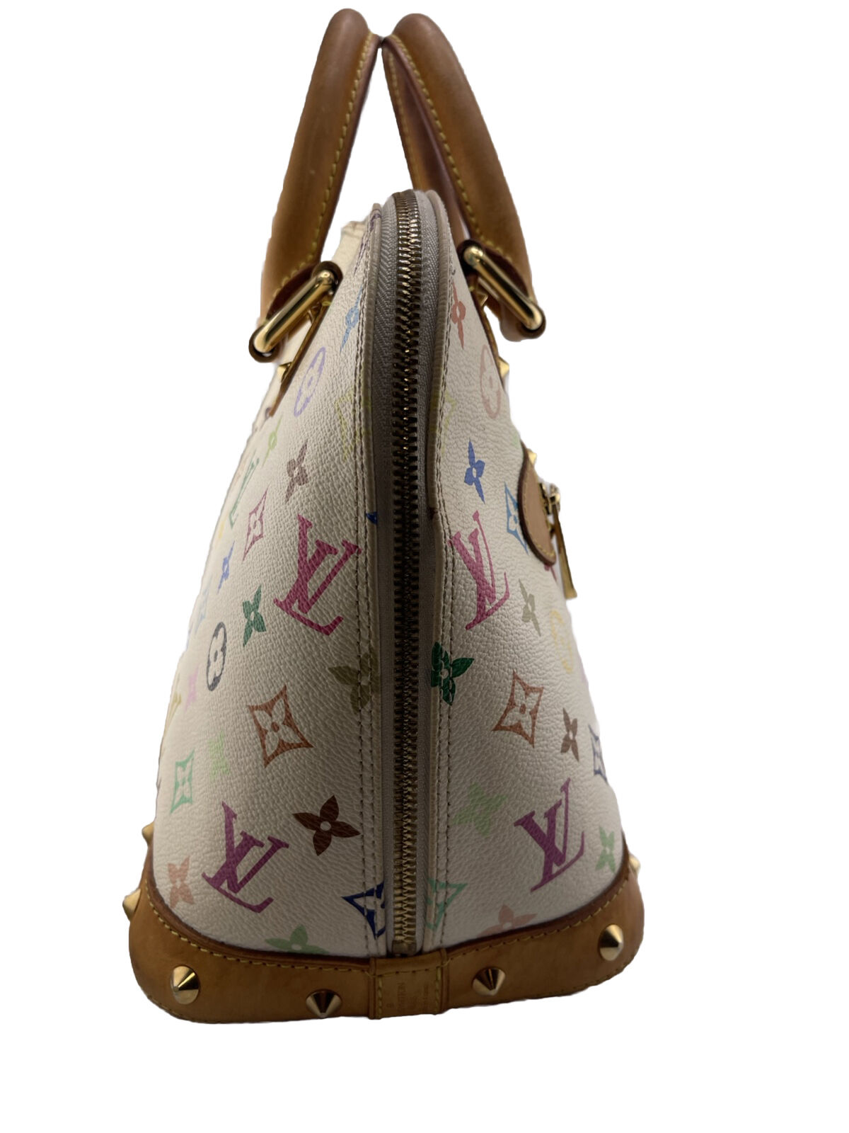 Louis Vuitton Vintage Takashi Murakami Studded Alma PM in Monogram - Image 5