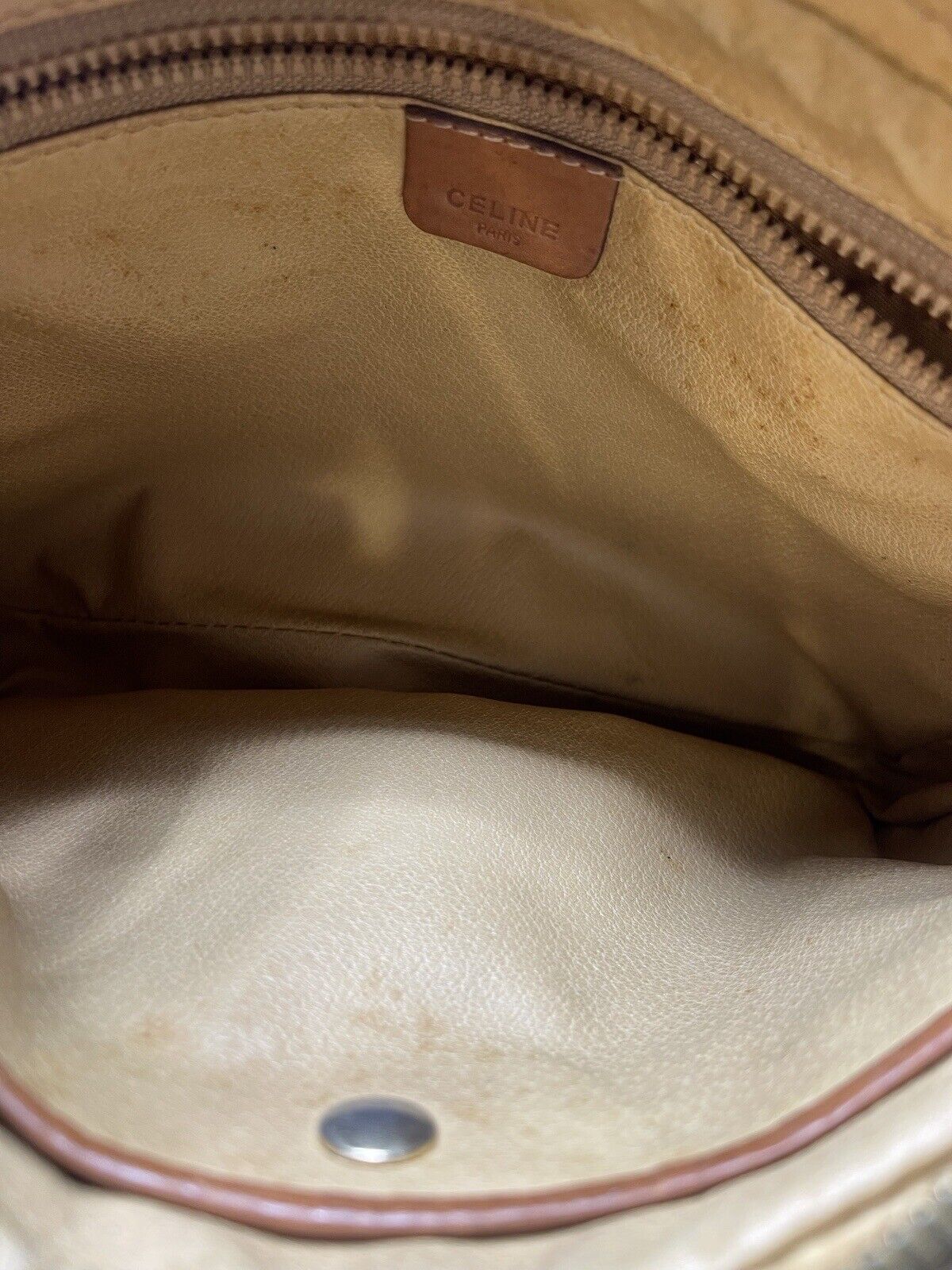 Celine Vintage Macadam Clutch - Image 7
