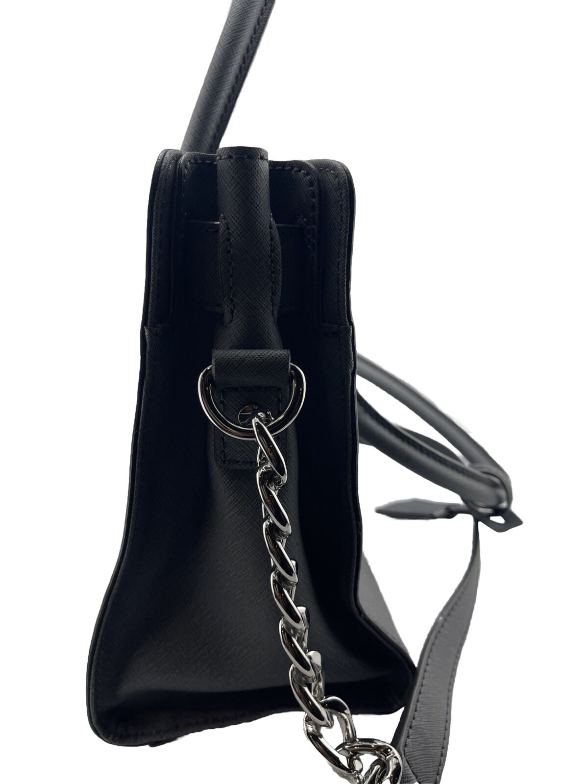 Michael Kors Grey Large Hamilton Lock & Key Handbag - Image 4