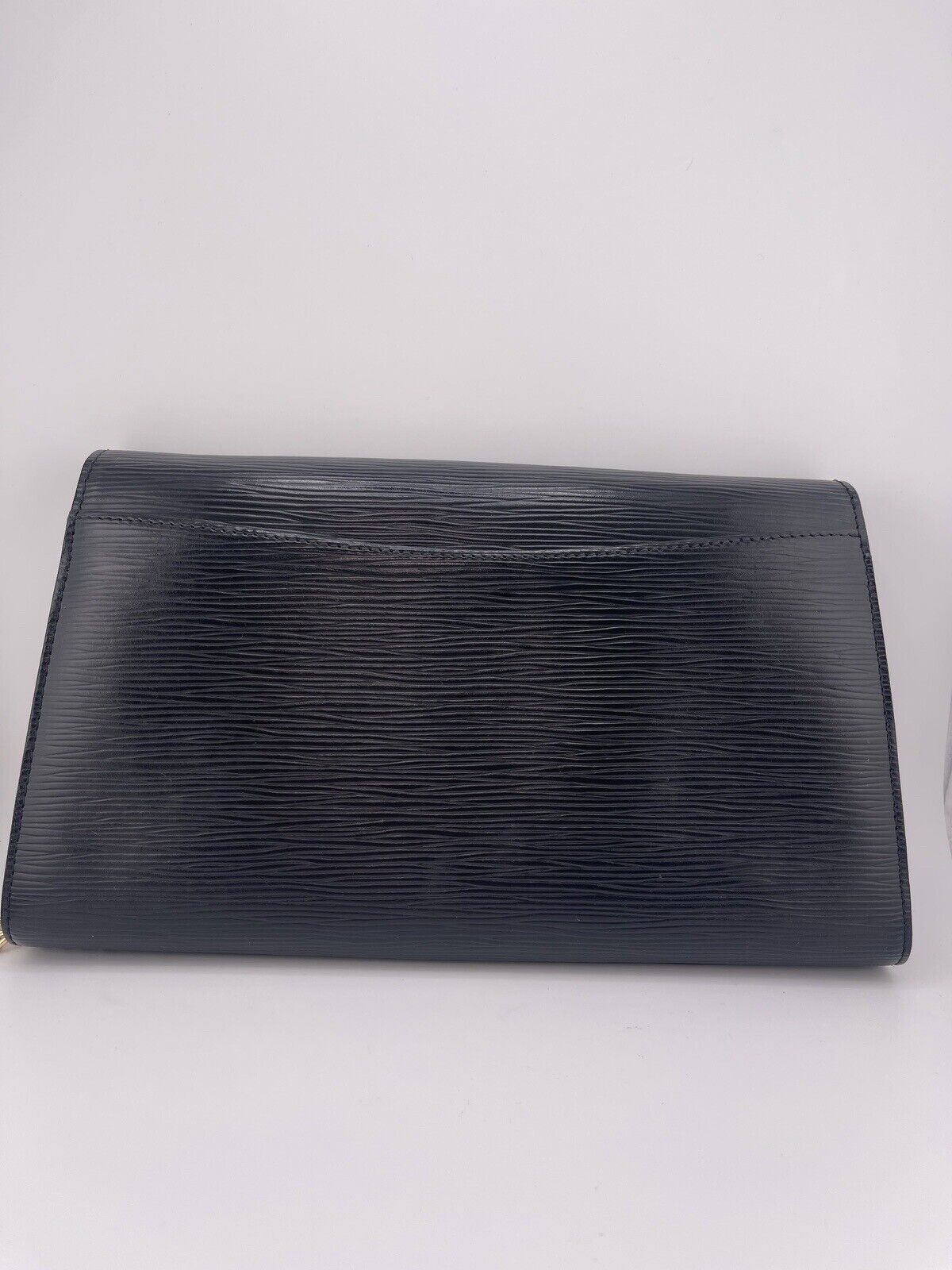 Louis Vuitton Black Epi Leather Art Deco Clutch with nonbranded chain - Image 2