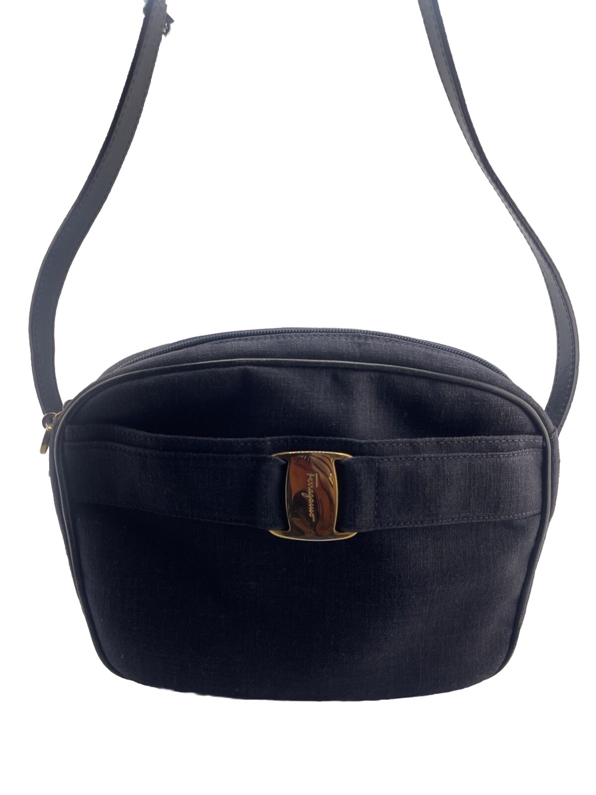 Salvatore Ferragamo Rare Denim Gancini
