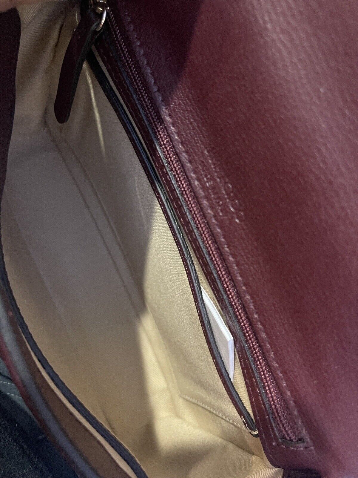 Jimmy Choo JC Slide Chain M Shoulder to Crossbody Bag Bordeaux - Image 7