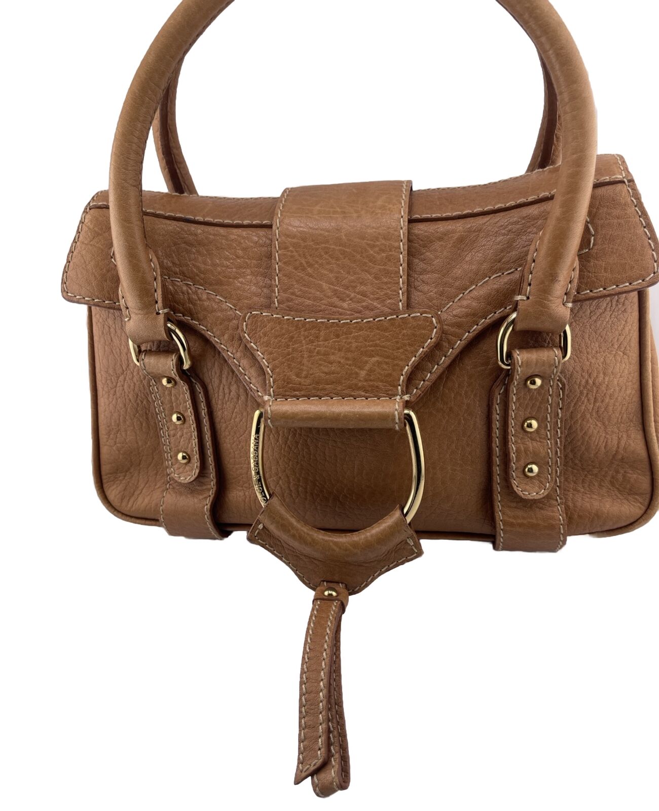 Dolce & Gabbana D Ring Caramel Hobo Bag