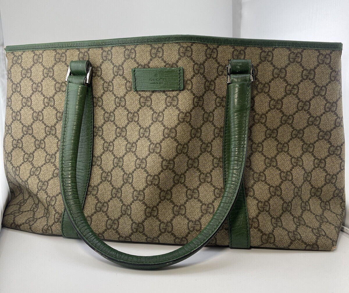 Gucci Original Supreme Coated Canvas Tote - Good Condition