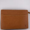 Louis Vuitton Orange Epi Leather Pochette Homme Clutch Vintage