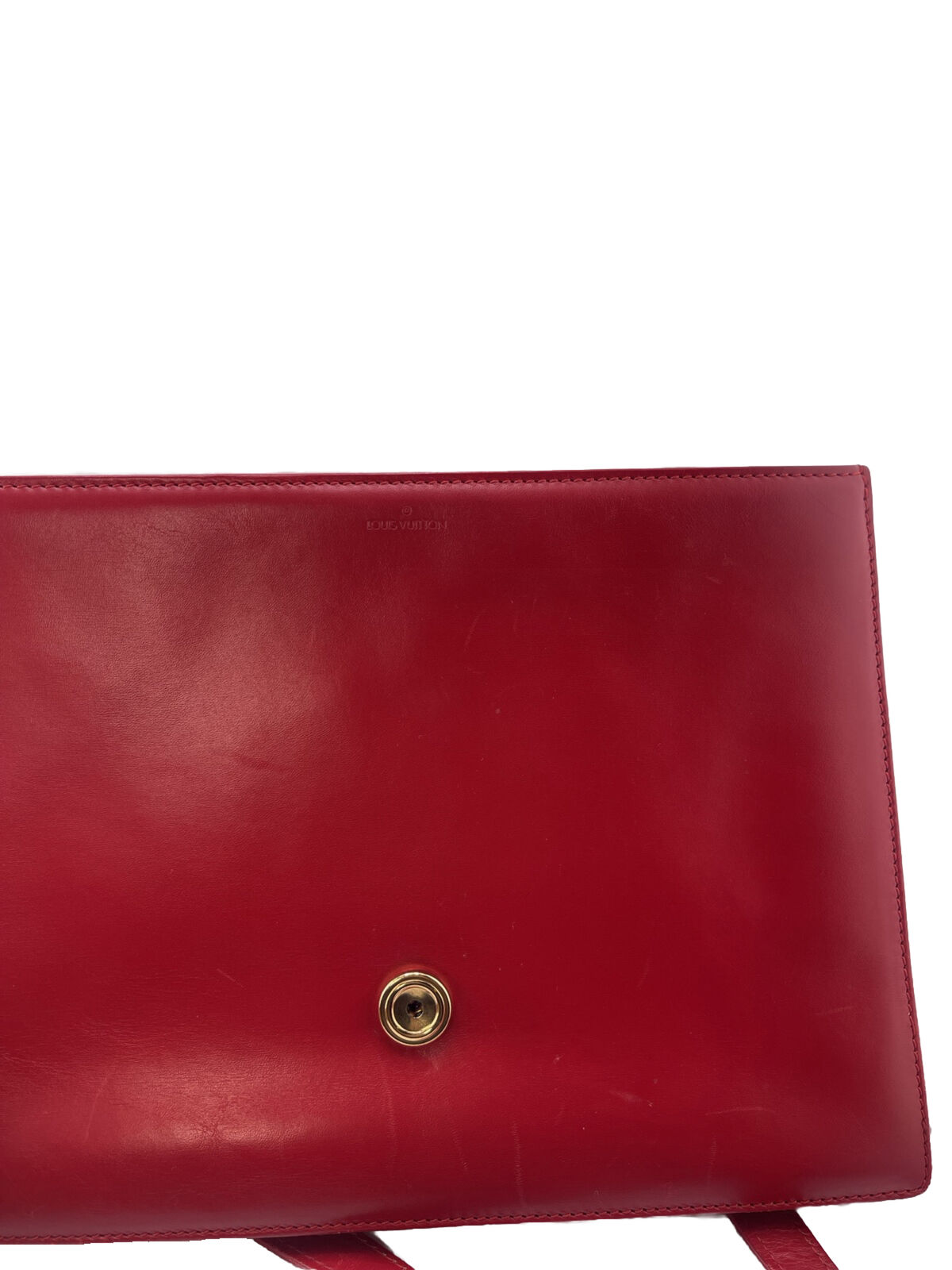 Louis Vuitton Rare Vintage Opera Line Delphes Red Shoulder - Image 6